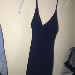 fashion nova tight navy blue dress